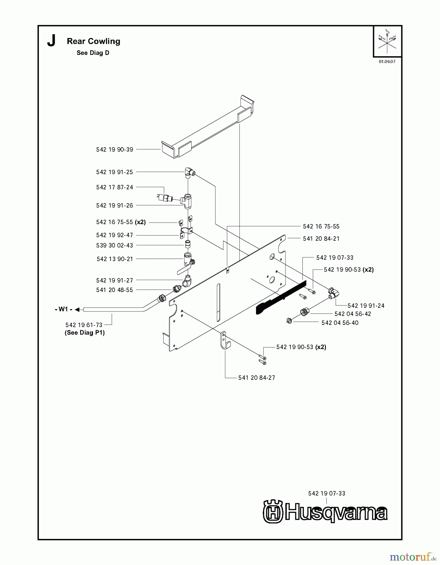  Trennschneider, Floor FS6600, 2006-44 Rear Cowling