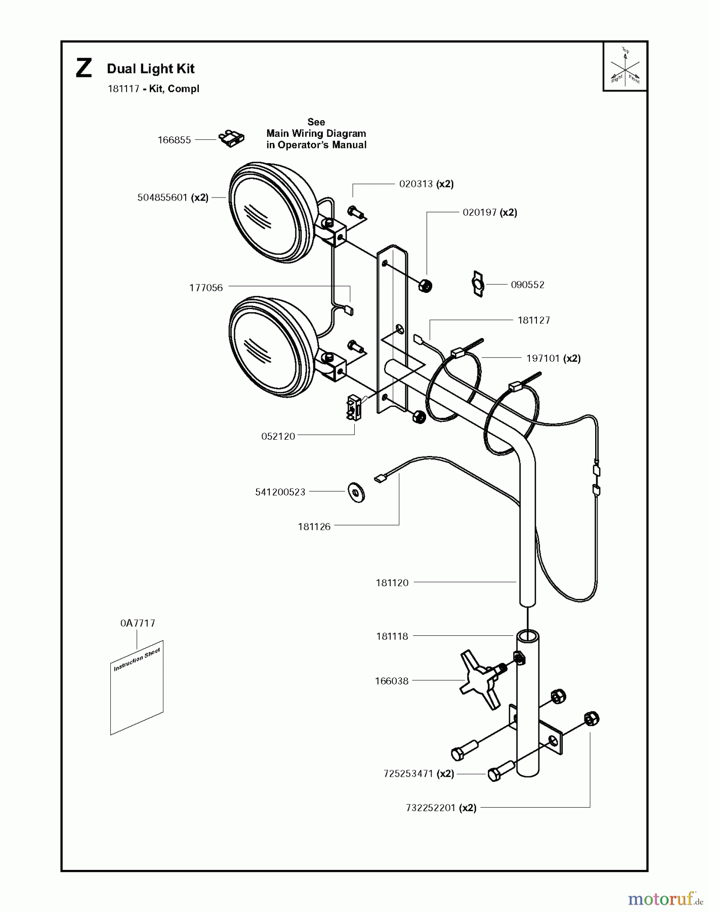  Trennschneider, Floor FS6800 YAN T3, 2009-10 Dual Light Kit