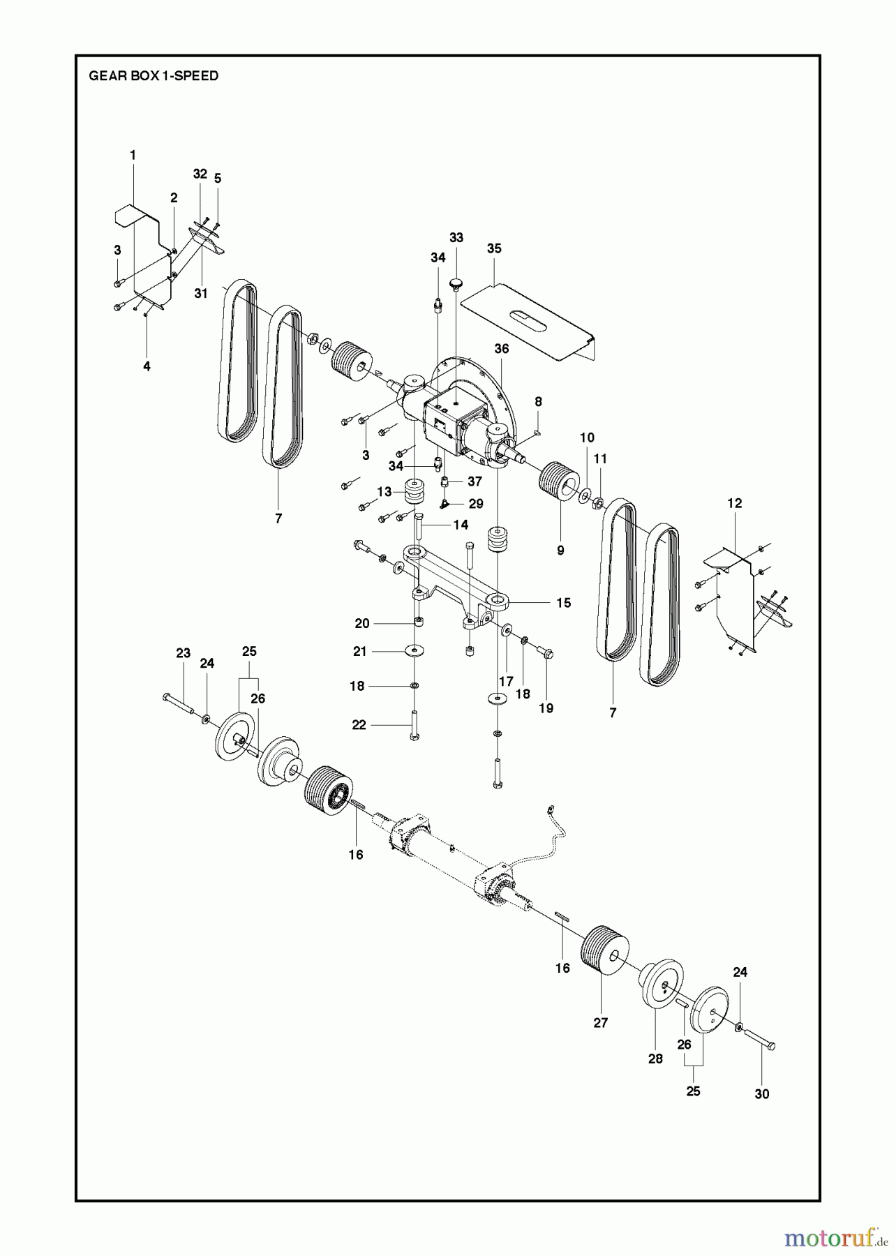 Trennschneider, Floor FS7000, 2014-05 GEAR BOX #2