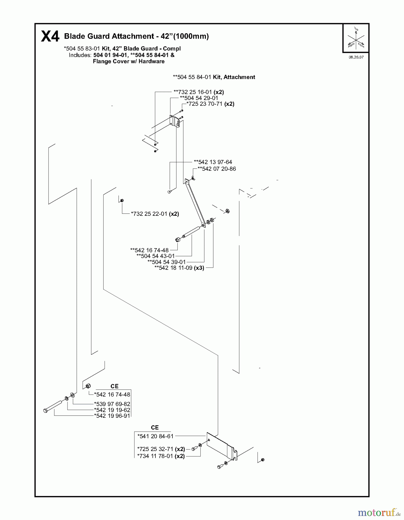 Trennschneider, Floor FS8400, 2007-36 Blade Guard Attachment - 42?