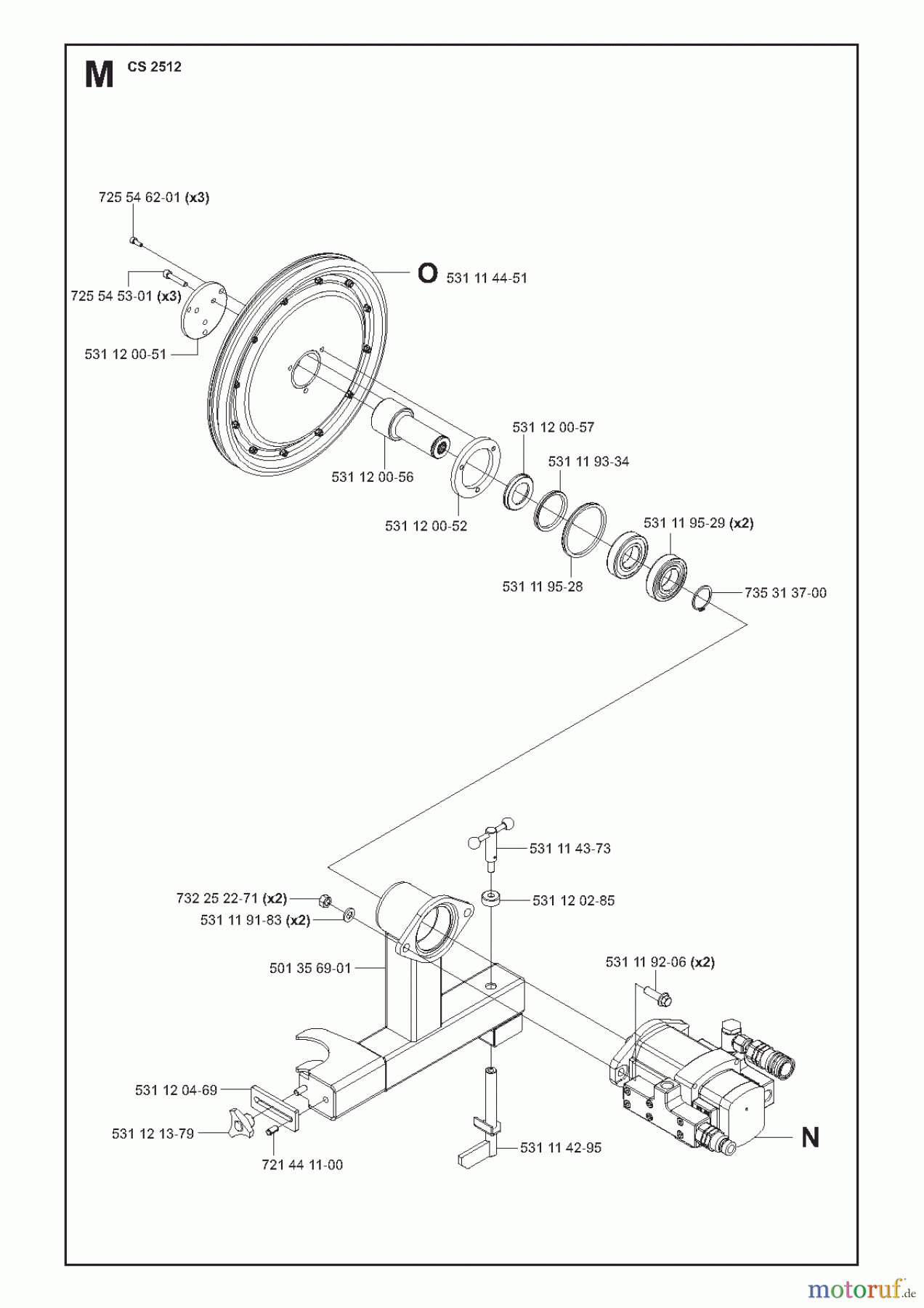  Wand und Kabelsägen CS2512, 2007-32 DRIVE
