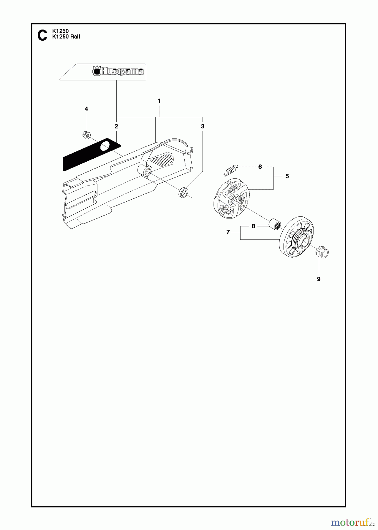  Trennschneider, Cut-Off K1250 Active, 2010-02 BELT GUARD