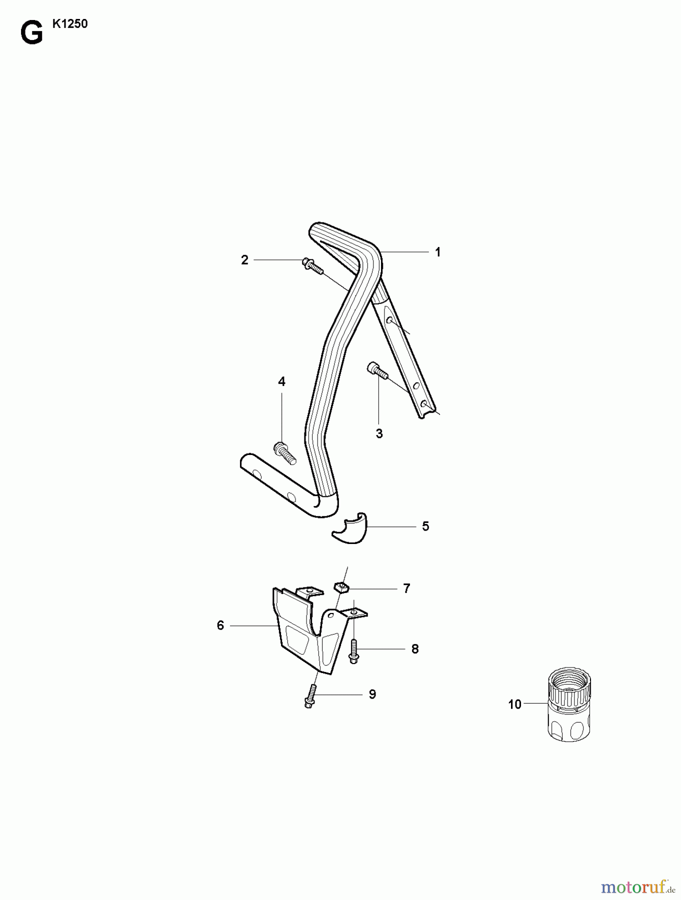  Trennschneider, Cut-Off K1250 RAIL, 2007-01 HANDLE