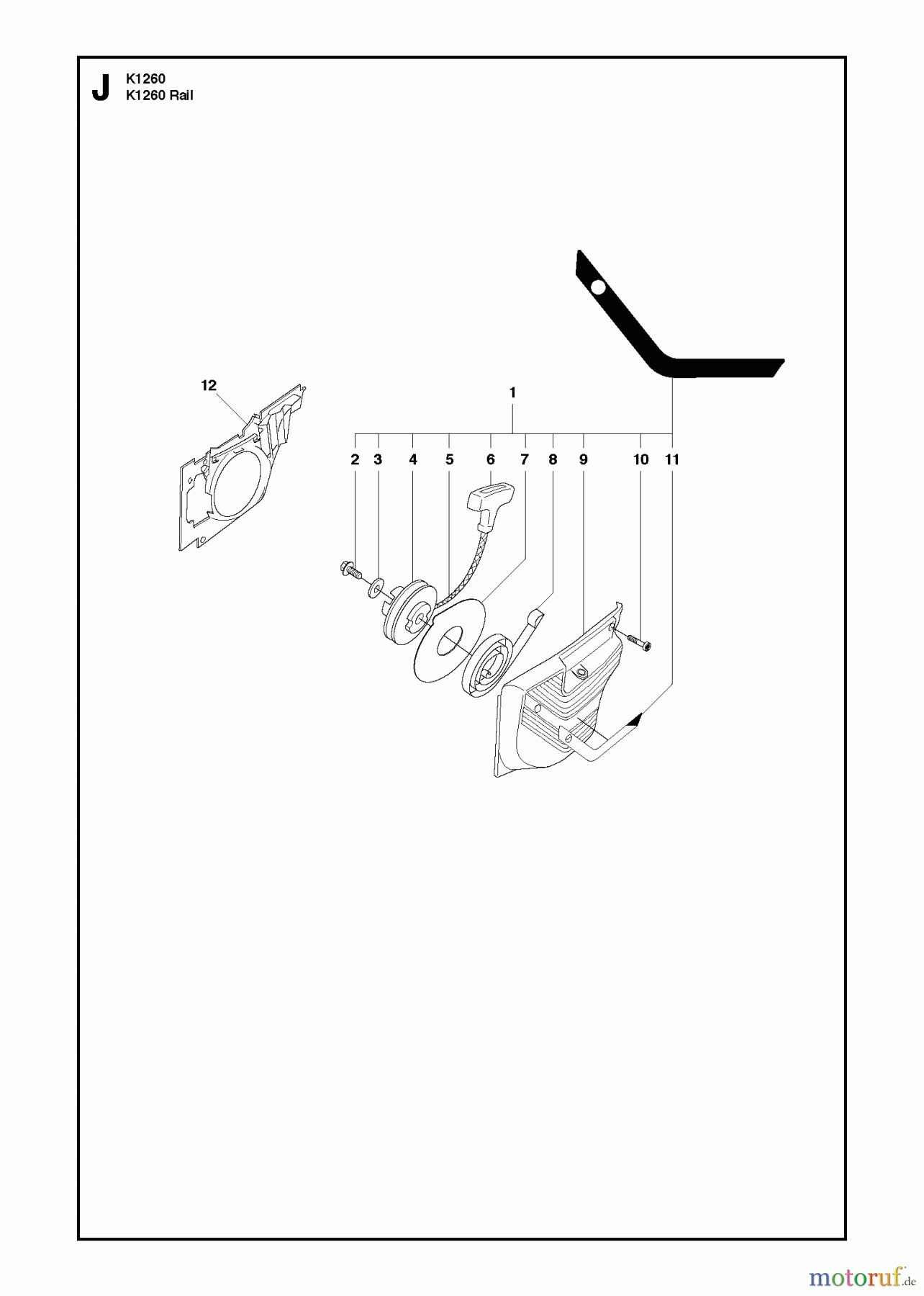  Trennschneider, Cut-Off K1260 Rail, 2010-10 STARTER