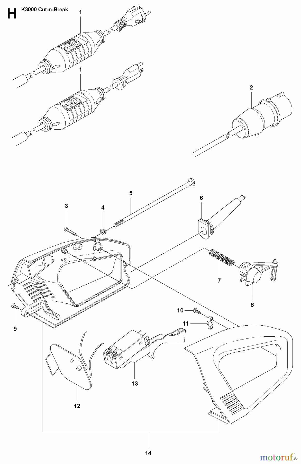  Trennschneider, Cut-Off K3000 Cut-n-Break, 2008-05 ELECTRICAL