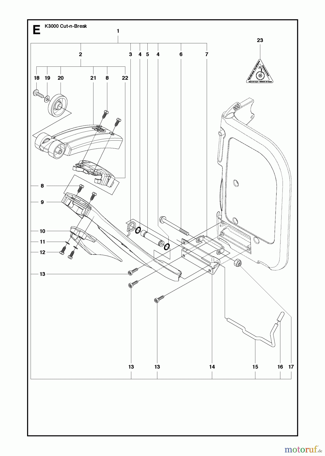  Trennschneider, Cut-Off K3000 Cut-n-Break, 2008-05 SPRAY SYSTEM