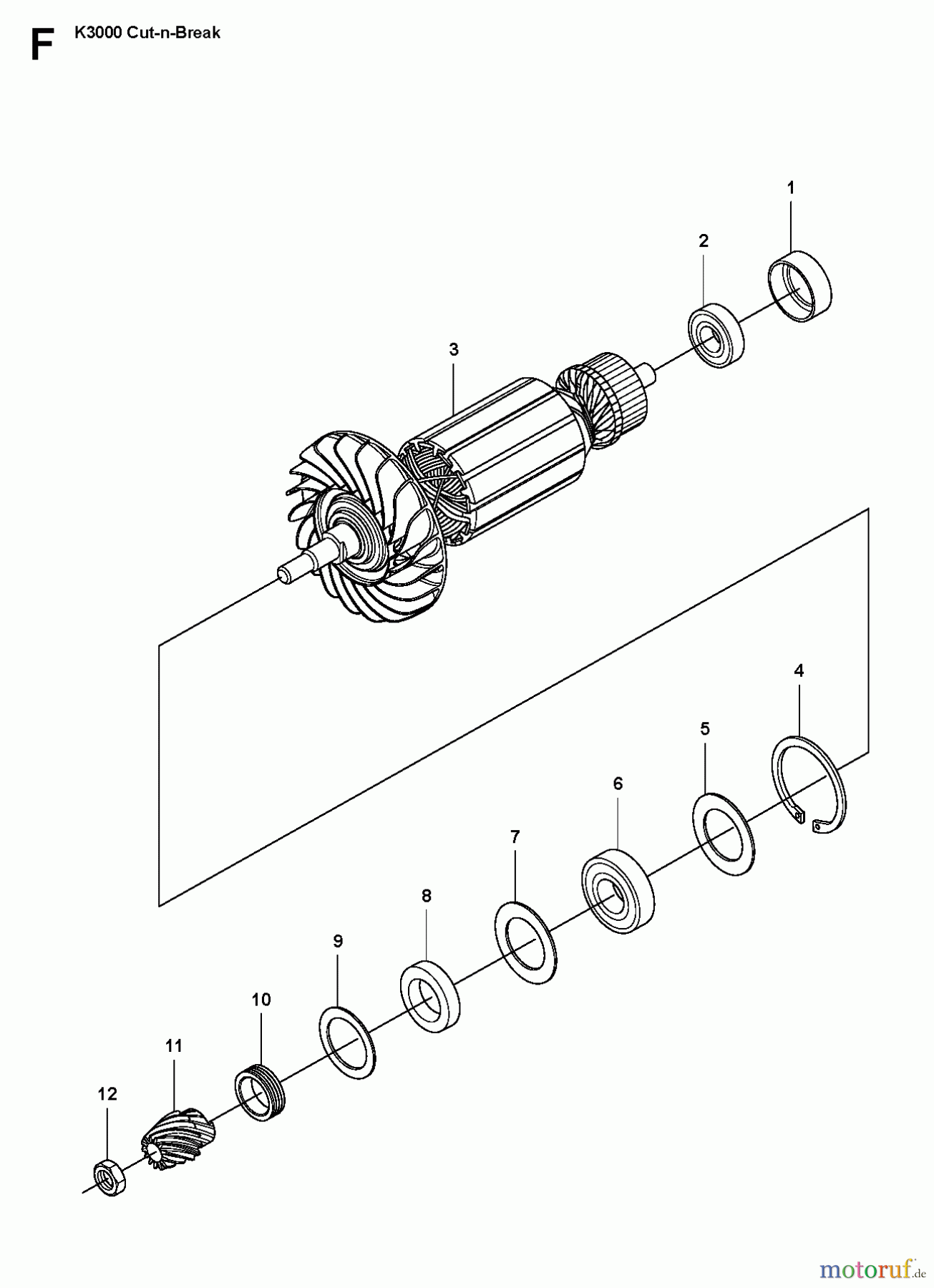  Trennschneider, Cut-Off K3000 Cut-n-Break, 2009-05 MOTOR