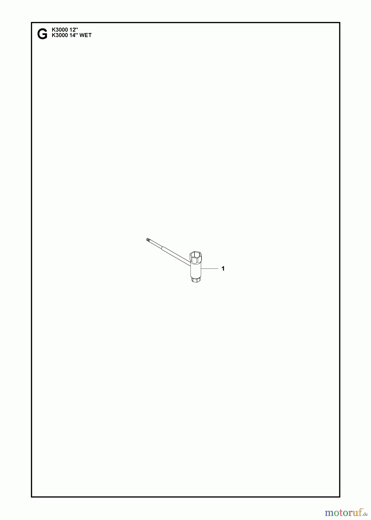  Trennschneider, Cut-Off K3000 WET, 2009-03 ACCESSORIES