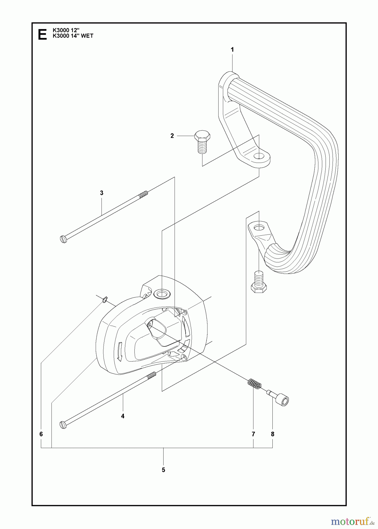  Trennschneider, Cut-Off K3000 WET, 2009-03 HANDLE