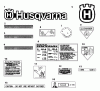 Husqvarna SD 18 (968981010) - Dethatcher (2000-12 & After) Ersatzteile Dethatcher / Seeder Decals