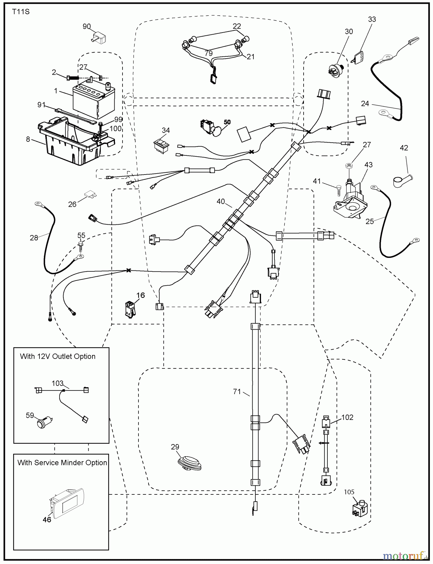 Husqvarna Rasen und Garten Traktoren YTH 23V48 (96045008600) - Husqvarna Yard Tractor (2010-01 & After) Electrical