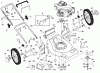 Husqvarna 5521 CHA (954223234) - Walk-Behind Mower (2003-06 & After) Listas de piezas de repuesto y dibujos Walk Mower 5521CH A Repair Parts (A)