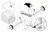 Husqvarna 5521 CHV (96143000101) - Walk-Behind Mower (2005-01 & After) Listas de piezas de repuesto y dibujos Drive Assembly