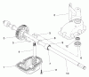 Husqvarna 5521 RSE (954223470) - Walk-Behind Mower (2004-07 & After) Listas de piezas de repuesto y dibujos Gear Case Assembly