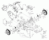 Husqvarna 56 DHS (954069101A) - Walk-Behind Mower (1994-01 to 1995-03) Listas de piezas de repuesto y dibujos General Assembly