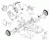 Husqvarna 56 DHS (954069101B) - Walk-Behind Mower (1995-08 & After) Listas de piezas de repuesto y dibujos General Assembly