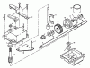 Husqvarna 56 HS (954140039A) - Walk-Behind Mower (1996-10 & After) Listas de piezas de repuesto y dibujos Gear Case Assembly P/N 702511