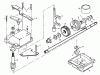 Husqvarna 56 SF (H56 SFH) - Walk-Behind Mower (1996-02 & After) Listas de piezas de repuesto y dibujos Gear Case Assembly