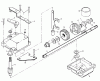 Husqvarna 560 HS (954140058B) - Walk-Behind Mower (1998-07 & After) Listas de piezas de repuesto y dibujos Gear Case Assembly