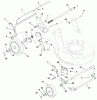 Husqvarna 580 R (601100024) - Walk-Behind Mower (2000-11 to 2001-05) Listas de piezas de repuesto y dibujos Wheels And Adjusters