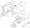 Husqvarna 580 R (601100024) - Walk-Behind Mower (2001-06 & After) Listas de piezas de repuesto y dibujos Wheels And Adjusters