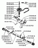 Husqvarna Royal 19 S - Walk-Behind Mower (1988-05 to 1988-12) Listas de piezas de repuesto y dibujos Pole Assembly