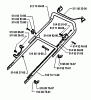 Husqvarna Royal 43 - Walk-Behind Mower (1995-08 to 1997-03) Listas de piezas de repuesto y dibujos Handle Assembly