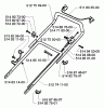 Husqvarna Royal 43 - Walk-Behind Mower (1997-04 & After) Listas de piezas de repuesto y dibujos Handle Assembly
