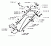 Husqvarna Royal 43 SE - Walk-Behind Mower (1997-04 & After) Listas de piezas de repuesto y dibujos Handle Assembly