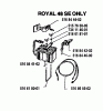 Husqvarna Royal 48 S - Walk-Behind Mower (1993-05 & After) Listas de piezas de repuesto y dibujos Ignition Assembly (Royal 48 SE)