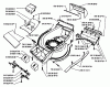 Husqvarna Royal 53 S - Walk-Behind Mower (1992-05 to 1995-01) Listas de piezas de repuesto y dibujos Frame Assembly