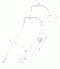 Husqvarna W 21H (968999285) - Walk-Behind Mower (2007-03 & After) Listas de piezas de repuesto y dibujos Handle & Controls Self Propelled Model 968999285
