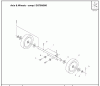Husqvarna DS700 (504625401) - Drill Stand (2007-12 & After) Listas de piezas de repuesto y dibujos Axle & Wheels