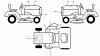 Husqvarna 2748GLS (96043004600) - Lawn Tractor (2008-01 & After) Ersatzteile Decals