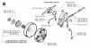 Jonsered 2071 W - Chainsaw (1997-11) Ersatzteile CLUTCH OIL PUMP