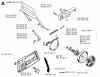 Jonsered 2083 II EPA - Chainsaw (2001-10) Ersatzteile CHAIN BRAKE CLUTCH COVER