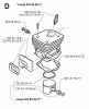 Jonsered 2149 - Chainsaw (1999-05) Ersatzteile CYLINDER PISTON