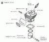 Jonsered 2159 - Chainsaw (2001-07) Ersatzteile CYLINDER PISTON
