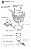 Jonsered CS2186 - Chainsaw (2002-08) Ersatzteile CYLINDER PISTON