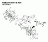 Jonsered RT5 (954003451) - Rear-Tine Tiller (1996-01) Ersatzteile TINE ASSEMBLY #1