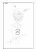 Jonsered BP2053 - String/Brush Trimmer (2010-01) Ersatzteile CYLINDER PISTON