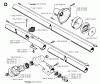 Jonsered GR26 - String/Brush Trimmer (1994-11) Ersatzteile BEVEL GEAR SHAFT