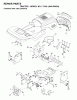 Jonsered LT15A (JNA15H42A) - Lawn & Garden Tractor (2001-05) Ersatzteile CHASSIS ENCLOSURES