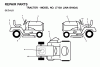 Jonsered LT15A (JNA15H42A) - Lawn & Garden Tractor (2001-05) Ersatzteile DECALS
