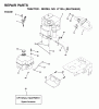 Jonsered LT15A (JNA15H42A) - Lawn & Garden Tractor (2001-05) Ersatzteile ENGINE