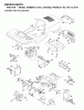 Jonsered LT18A (J18H42B, 954130047) - Lawn & Garden Tractor (2001-01) Ersatzteile CHASSIS ENCLOSURES
