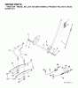 Jonsered LT2115 A (96011000801) - Lawn & Garden Tractor (2005-05) Ersatzteile MOWER LIFT / DECK LIFT