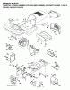 Jonsered LT2122 A2 (96011022600) - Lawn & Garden Tractor (2006-03) Ersatzteile CHASSIS ENCLOSURES