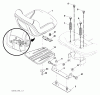 Jonsered LT2213 (96041008705) - Lawn & Garden Tractor (2012-08) Listas de piezas de repuesto y dibujos SEAT