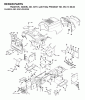 Jonsered ICT14 (JICT14A, 954130064) - Lawn & Garden Tractor (2002-02) Ersatzteile CHASSIS ENCLOSURES